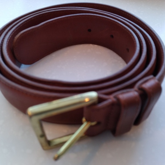 Coach Brown Leather Belt